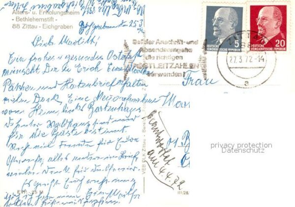 Zittau Eichgraben Alters- und Erholungsheim Be – Bild 2