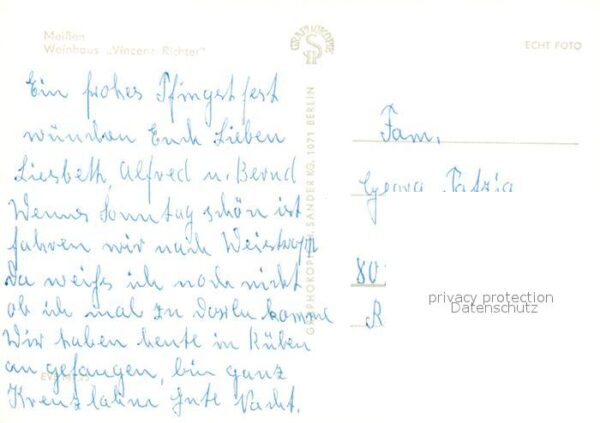 Meissen Elbe Sachsen Weinhaus Vincenz Richter – Bild 2