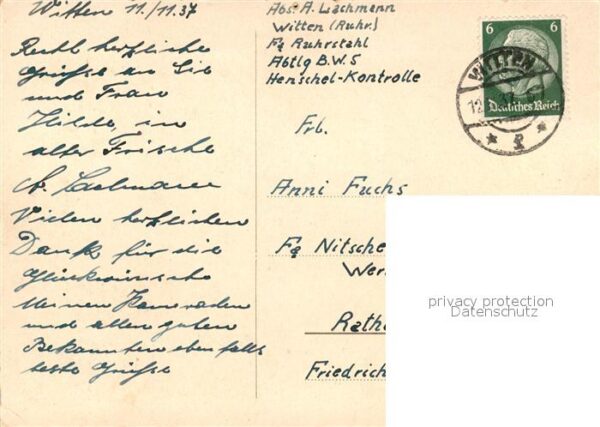 Witten Ruhr Blick vom Hohenstein – Bild 2