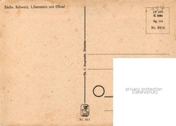 Saechsische Schweiz Lilienstein mit Elbtal – Bild 2