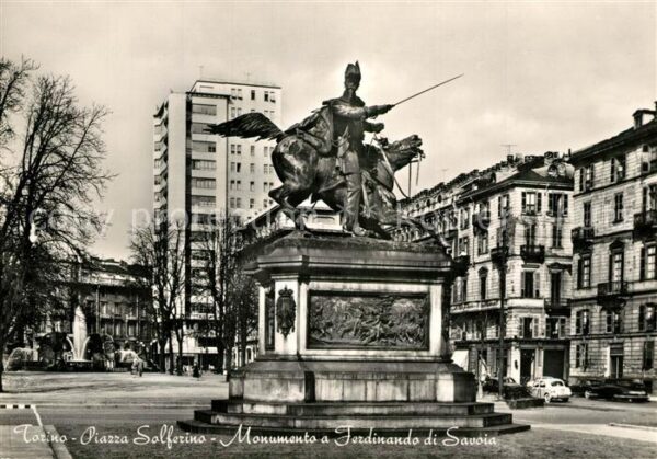 Torino Piazza Solferino Monumento a Ferdinando