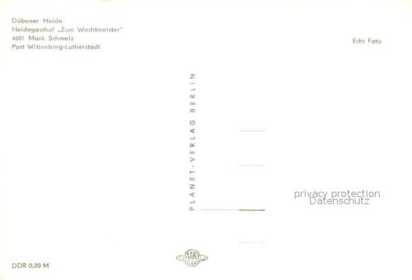 Wittenberg Lutherstadt Dübener-Heide Mark Schmelz Heidegasthof – Bild 2
