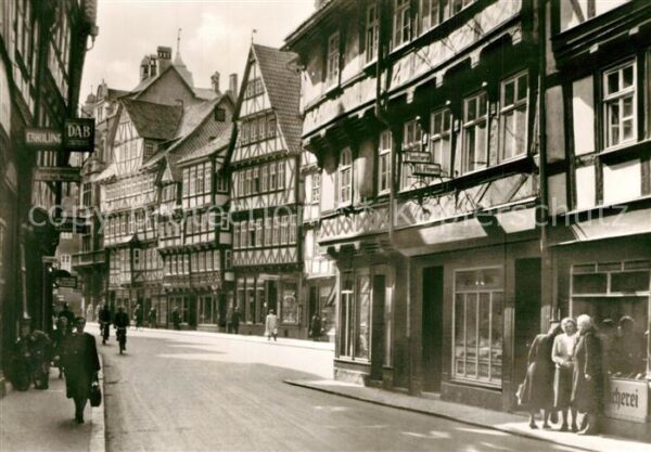 Hann. Muenden Lange Strasse Fachwerk