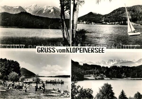 Klopeinersee mit Hochalpe Strand