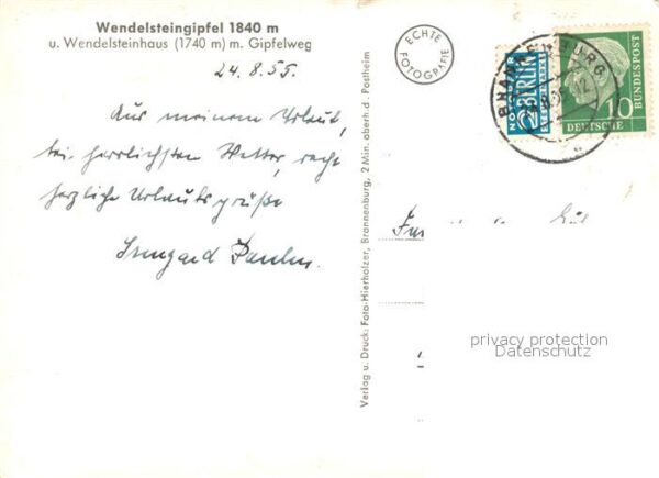 Wendelsteinhaus Wendelsteingipfel Gipfelweg – Bild 2
