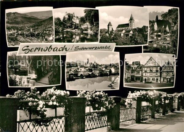 Gernsbach Fliegeraufnahme Kirche Fachwerk
