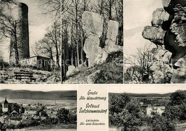 Salzhemmendorf Aussichtsturm Adam und Evas Mönchenstei