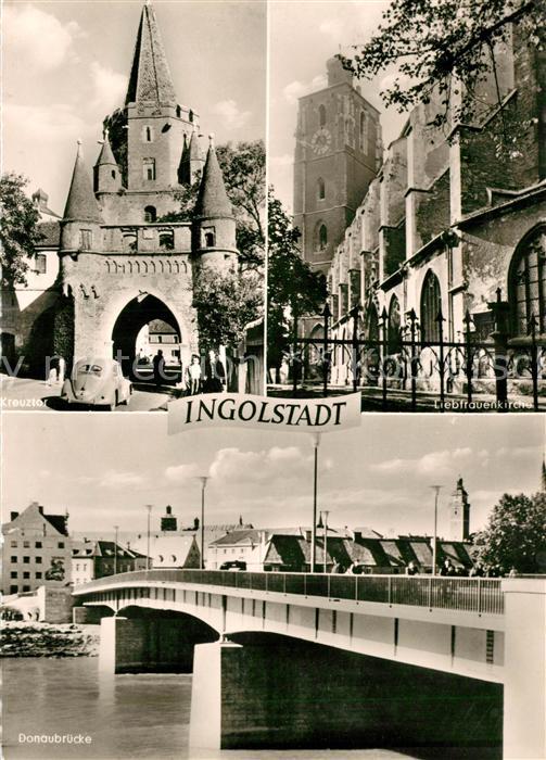 Ingolstadt Donau Kreuztor Donaubrücke