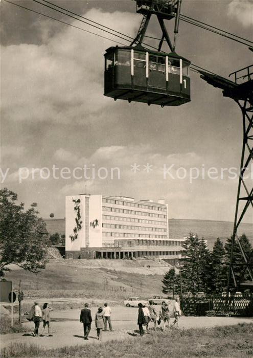 Oberwiesenthal Erzgebirge Ferienheim Dr. Richard Sorge Seilbahn