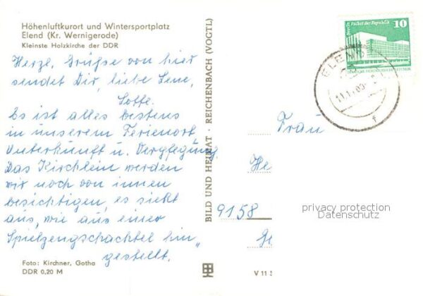 Elend Harz kleinste Holzkirche der DDR – Bild 2