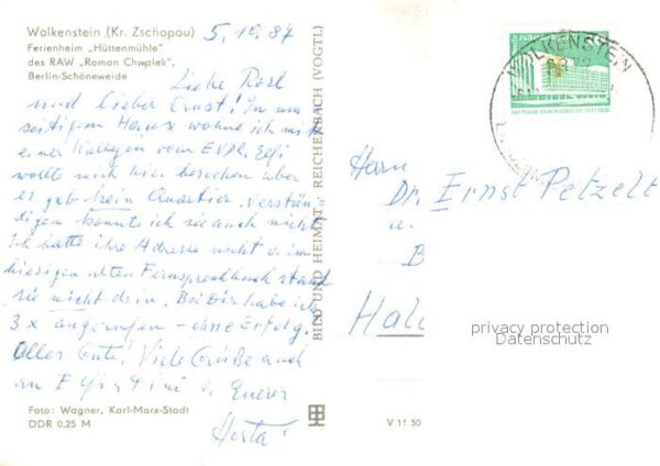 Wolkenstein Erzgebirge Ferienheim Hüttenmühle Fachwerk – Bild 2