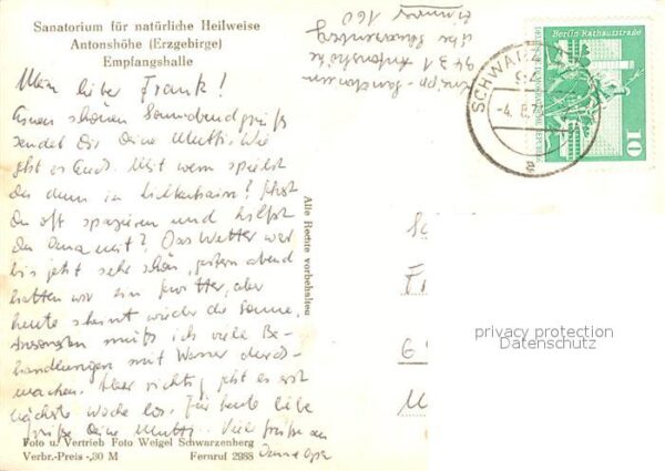 Antonshoehe Breitenbrunn Sanatorium für natürliche Heilweise – Bild 2