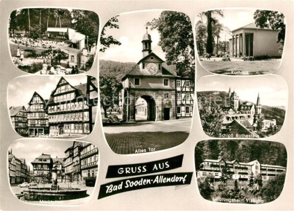 Allendorf Bad Sooden Altes Tor Schloß-Rothestein Burgerhaus