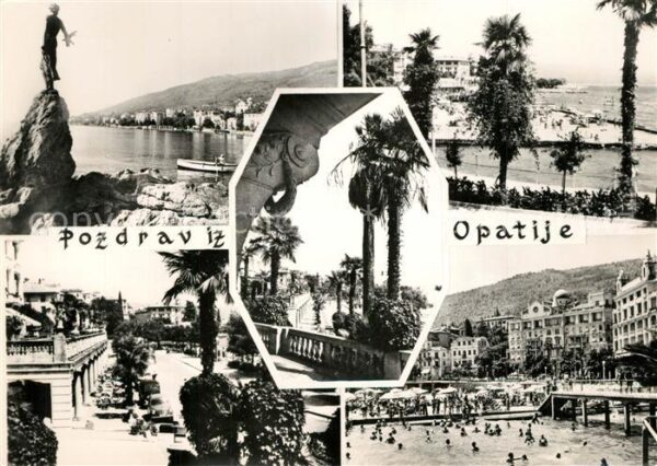 Opatija Abbazia Strand Promenade