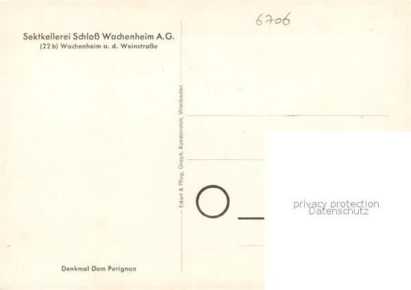 Wachenheim Weinstrasse Sektkellerie Schloß Wachenheim Dom Peri – Bild 2