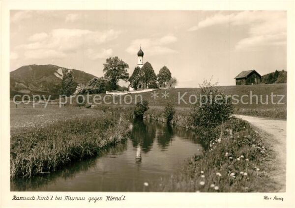 Murnau Staffelsee Ramsack Kirchl gegen Hörndl