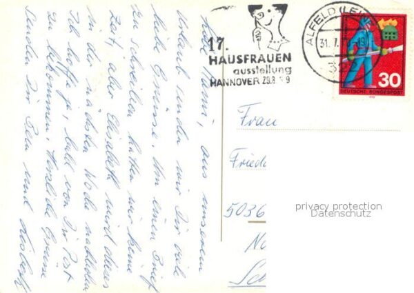 Alfeld Leine Leinstrasse Gymnasium Postamt Heimatmus – Bild 2