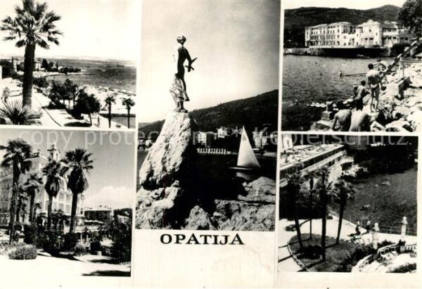 Opatija Abbazia Strand Seepromenade