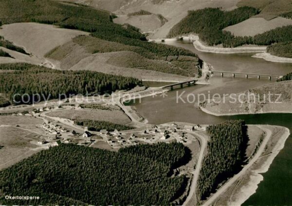 Okertalsperre Fliegeraufnahme Hotel Restaurant Romker