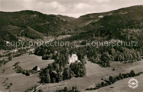Badenweiler Haus am Wald Fliegeraufnahme