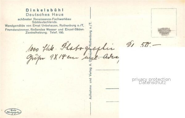Dinkelsbuehl Deutsches Haus – Bild 2