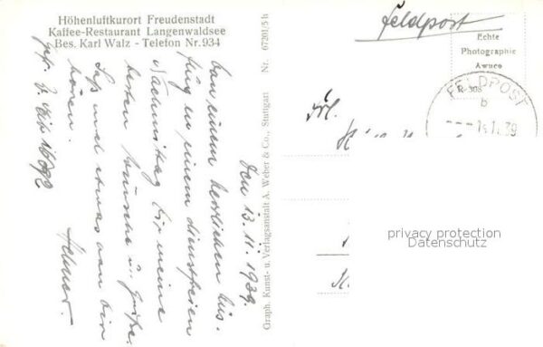 Freudenstadt Kaffee-Restaurant Langenwaldsee – Bild 2