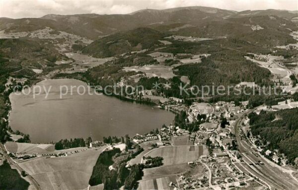 Titisee Bärental Feldberg Fliegeraufnahme