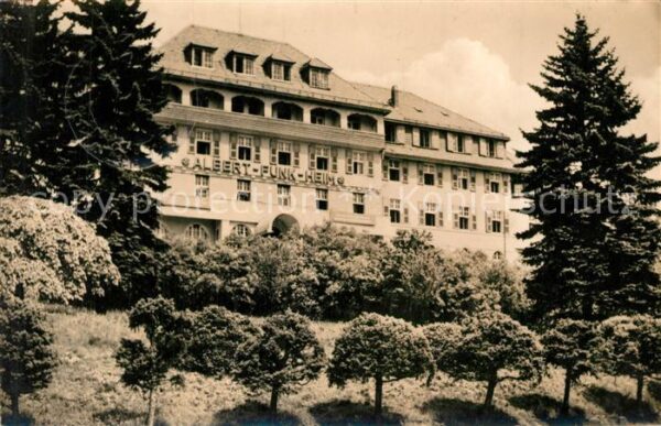 Bad Elster Bergarbeiter-Sanatorium Albert-Funk-Hei