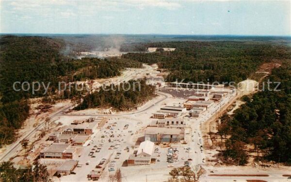 Elliot Lake Aerial View Shopping Centre