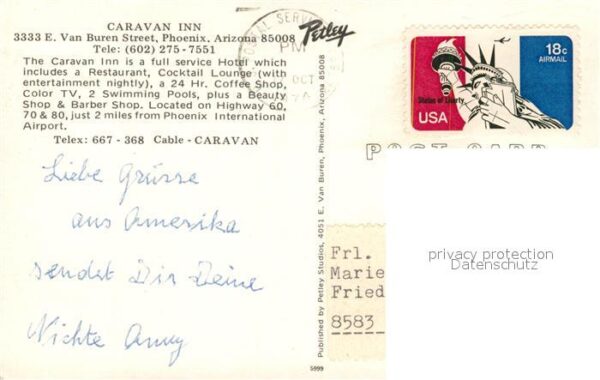 Phoenix Arizona Caravan Inn – Bild 2