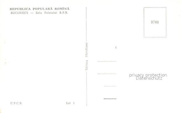 Bucuresti Sala Palatului R.P.R. – Bild 2
