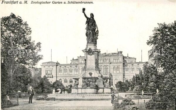 Frankfurt Main Zoologischer Garten Schützenbrunnen