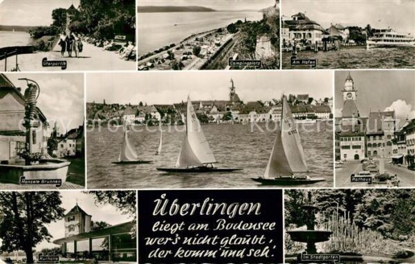 Ueberlingen Bodensee Rathaus Hafen Camping