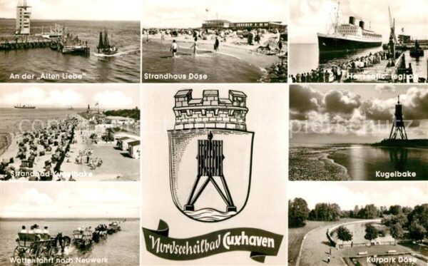 Cuxhaven Nordseebad Kugelbake Alte Liebe Wattenfahrt Döse