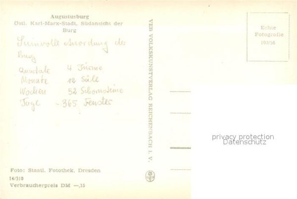 Karl-Marx-Stadt Augustusburg – Bild 2