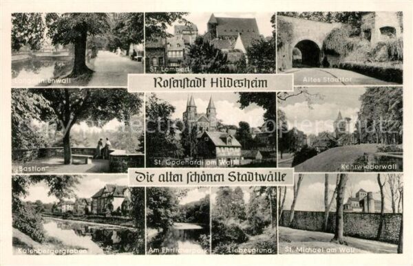 Hildesheim Altes Stadttor Kehrwiederwall St. Godeh