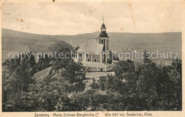 Glatz Niederschlesien Spitzberg Maria Schnee Bergkirche