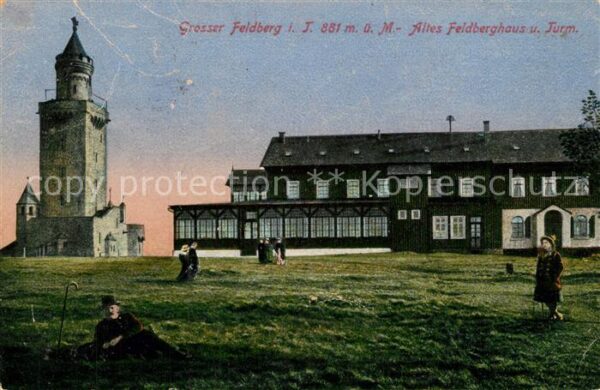 Feldberg Taunus Altes Feldberghaus Turm