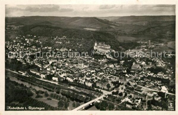 Rudolstadt Fliegeraufnahme