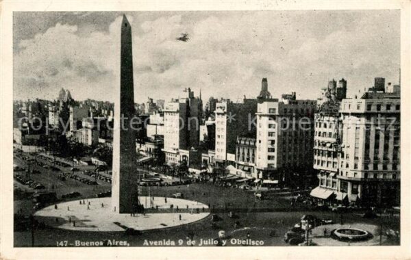 Buenos Aires Avenida 9 de Julio Obelisco