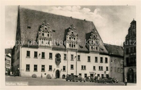 Meissen Elbe Sachsen Rathaus