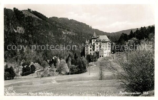 Badenweiler Sanatorium Haus Waldeck