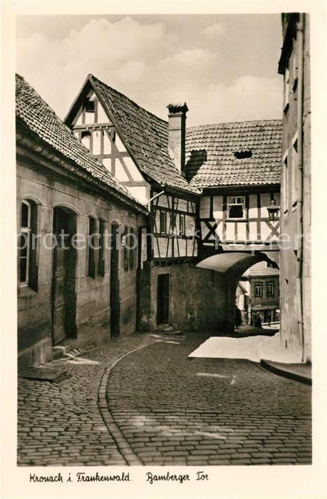 Kronach Oberfranken Bamberger Tor