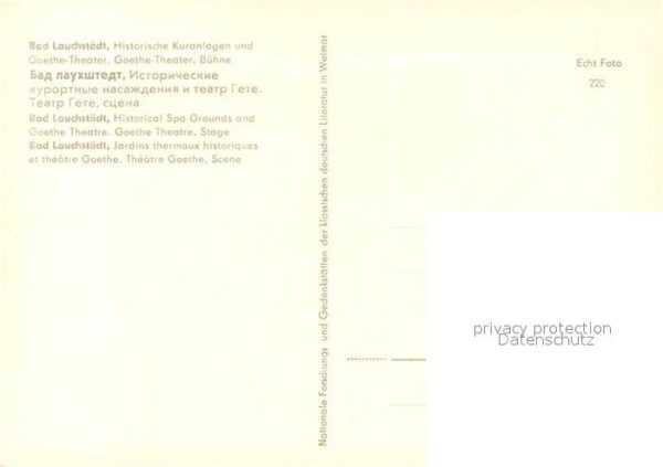 Bad Lauchstaedt Goethe-Theater Bühne – Bild 2