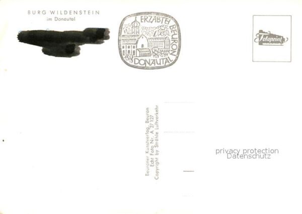 Beuron Donautal Fliegeraufnahme Burg Wildenstein – Bild 2