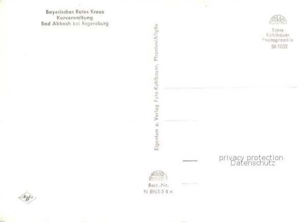 Bad Abbach Bayerisches Rotes Kreuz Kurverwaltung H – Bild 2