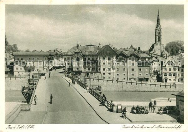 Bad Toelz Isarbrücke Marienstift