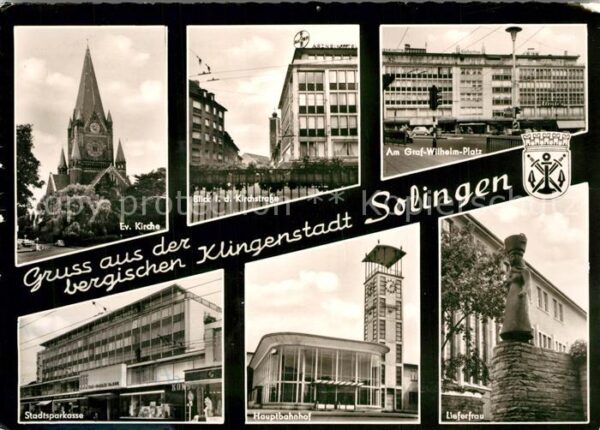 Solingen Hauptbahnhof Kirchstrasse Evangelische