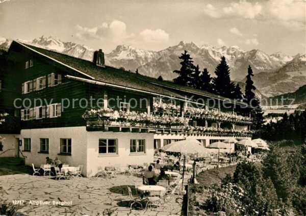 Sonthofen Oberallgaeu Allgäuer Berghof
