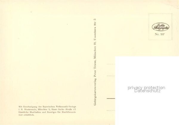 Wendelstein Berg Liederkarte – Bild 2